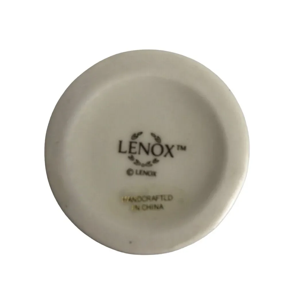 Lenox Rose Blossom Vases Ivory Porcelain 24k Gold Trim 5.75'' 7.5'' Set of 3 EUC